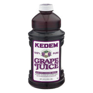 Kedem Grape Juice 64oz Plastic Bottles - 8 Per Case